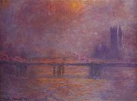 Monet, Claude Oscar - Charing Cross Bridge, The Thames